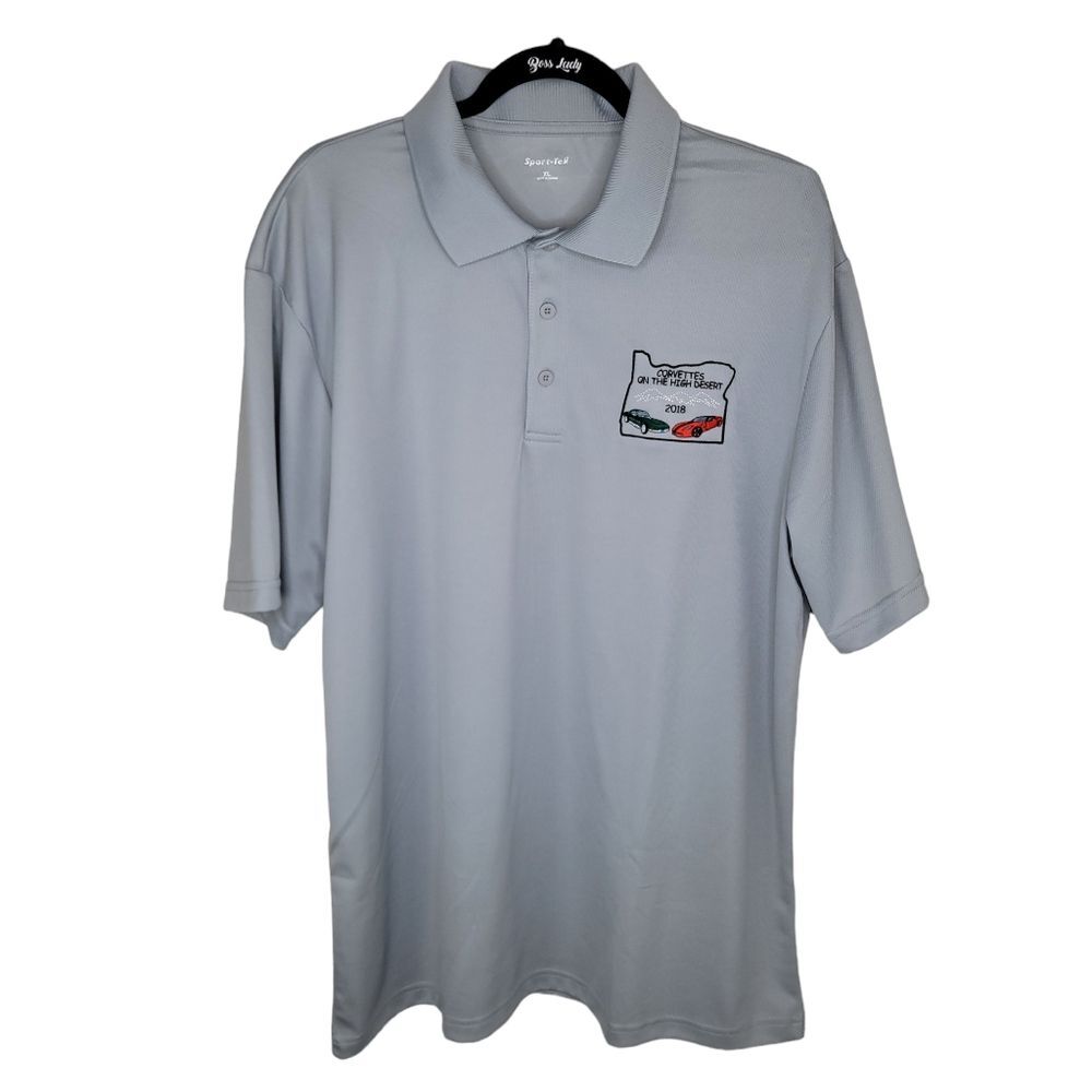 Sport-Tek Corvettes on the High Desert Polo Shirt Size XL